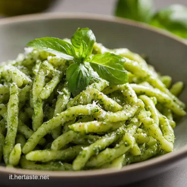 Trofie al Pesto Genovese (Fatte in Casa!)