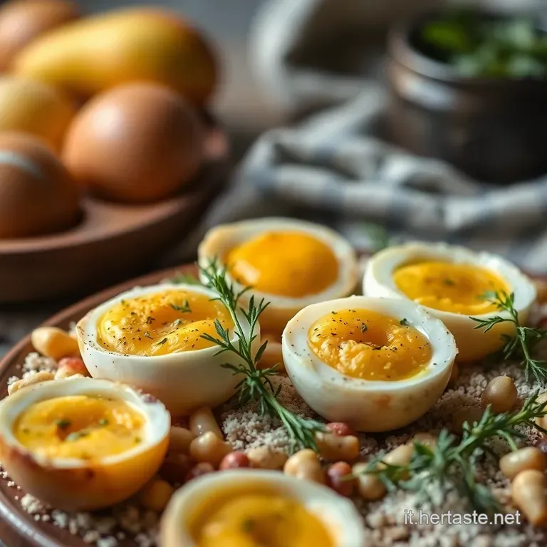 Uova Ripiene alla Mediterranea per Pasqua