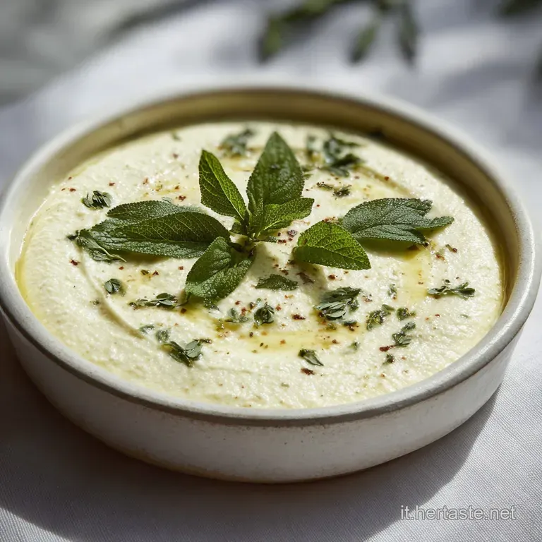 Ricetta Semplice Vellutata Cavolfiore alla Salvia