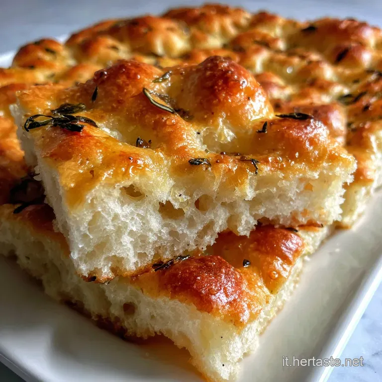 Focaccia Ligure: La Ricetta Originale Alta E Soffice presentation