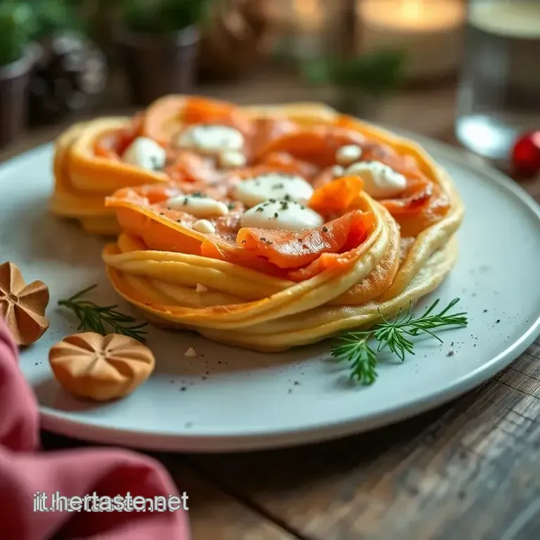 Vol-Au-Vent Natalizi: Salmone Formaggio E Limone presentation
