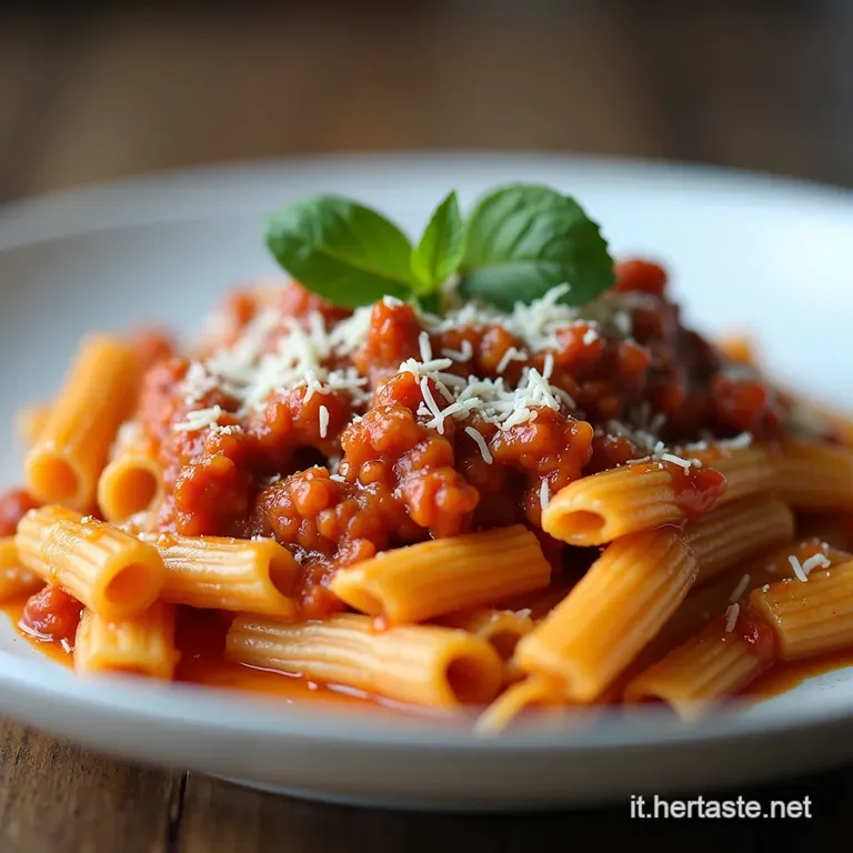 Ziti Alla Torero Il Rag&ugrave; Ricco e Nobile con Pasta Artigianale