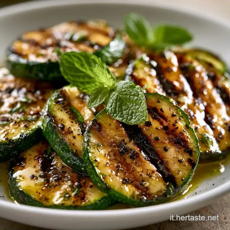 Zucchine Alla Piastra Saporite con Aglio