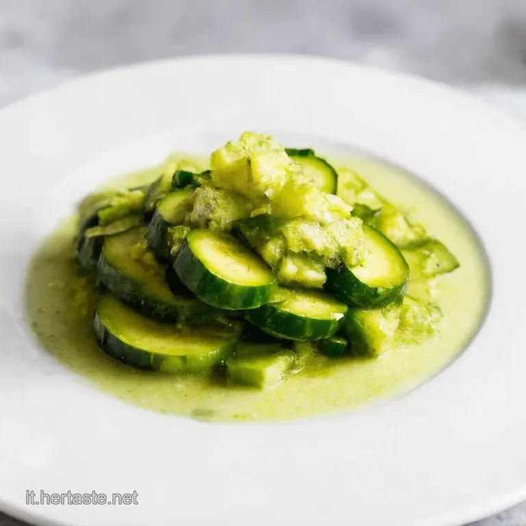 Zucchine Crude Marinate alla Menta e Limone