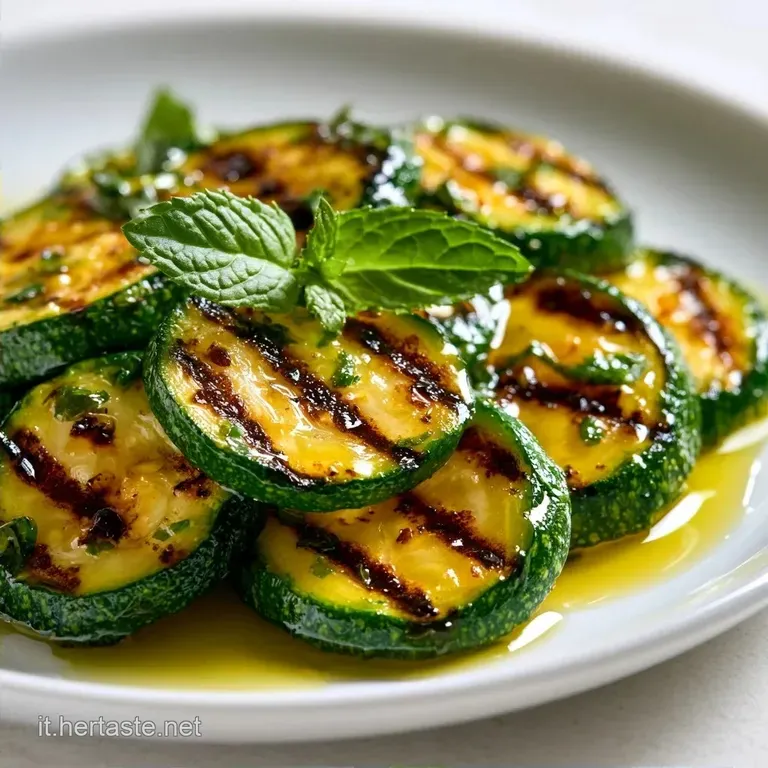 Zucchine Grigliate Sottolio con Aglio